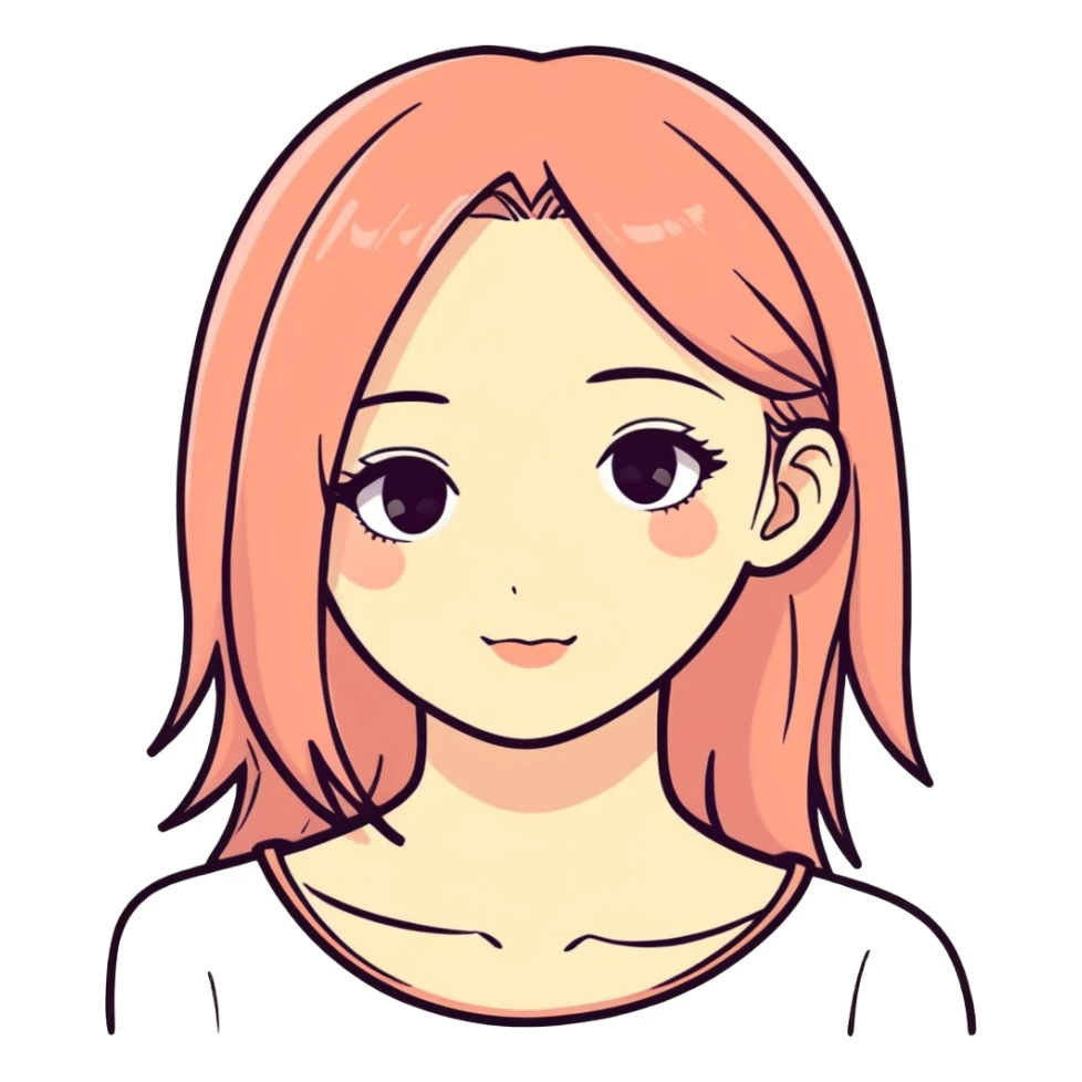 Girl with lover eyes sticker