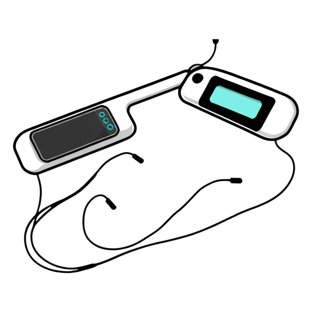 Thin rollable electronic stimulation pad for muscle rehabilitation after orthopedic surgery sticker