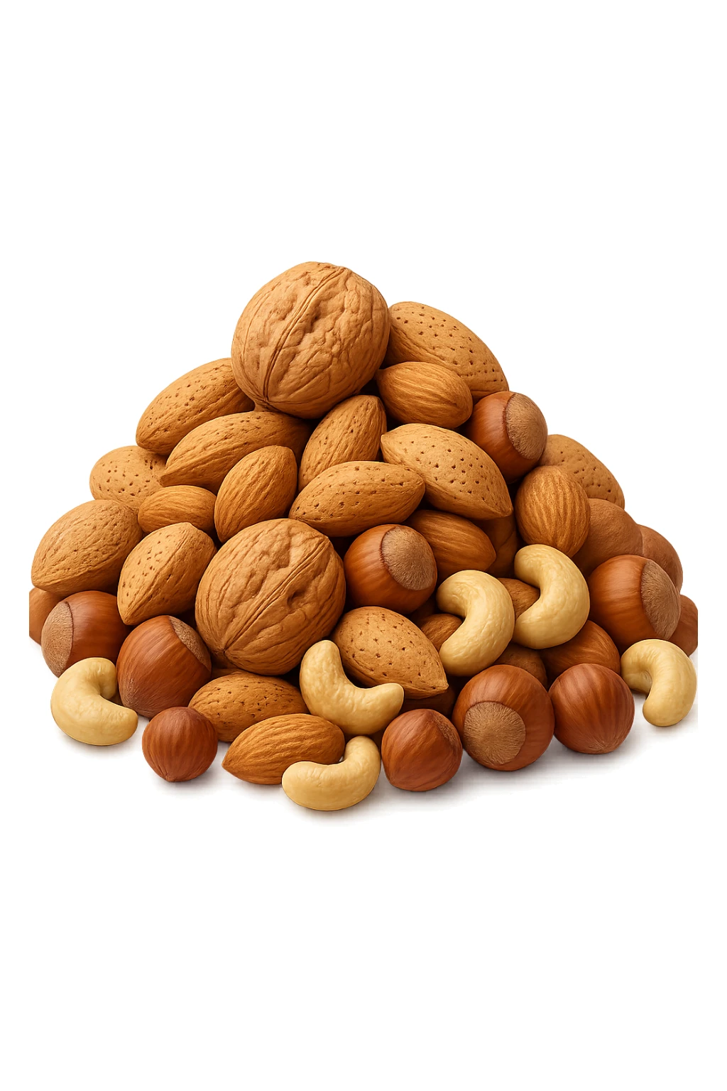 montagna di noci, iperrealistici 4k sticker