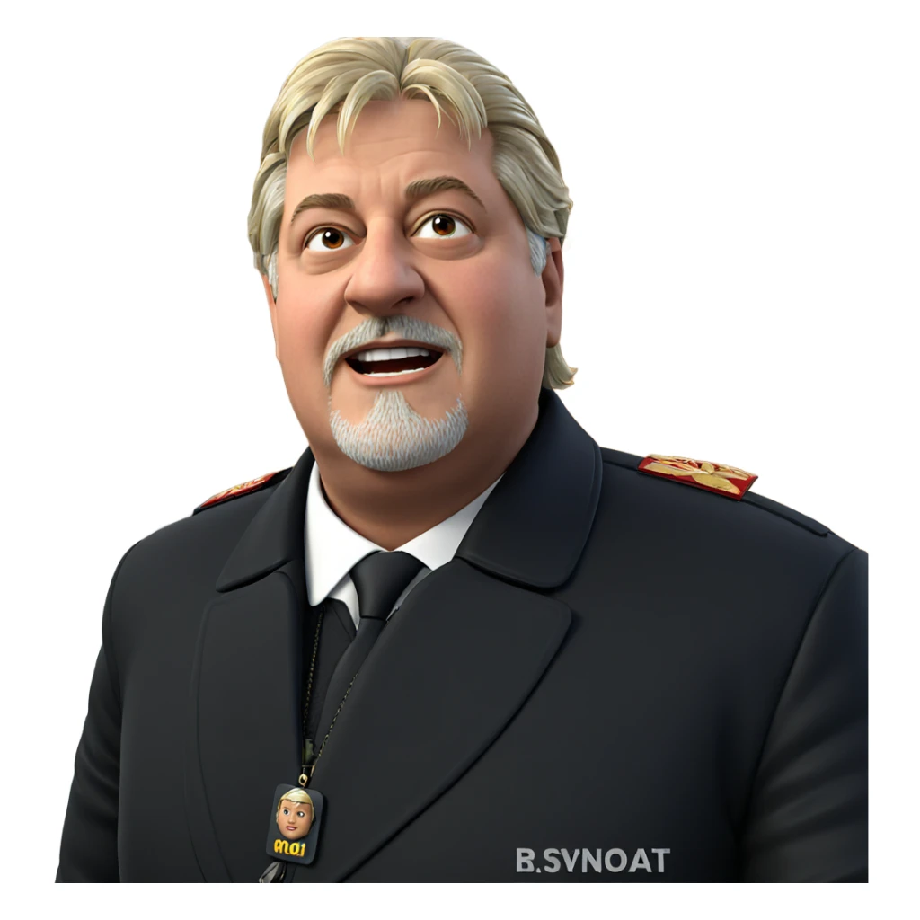 soviet man in black jacket sticker