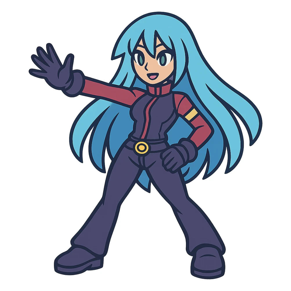 Kula Diamond from King of Fighters sticker