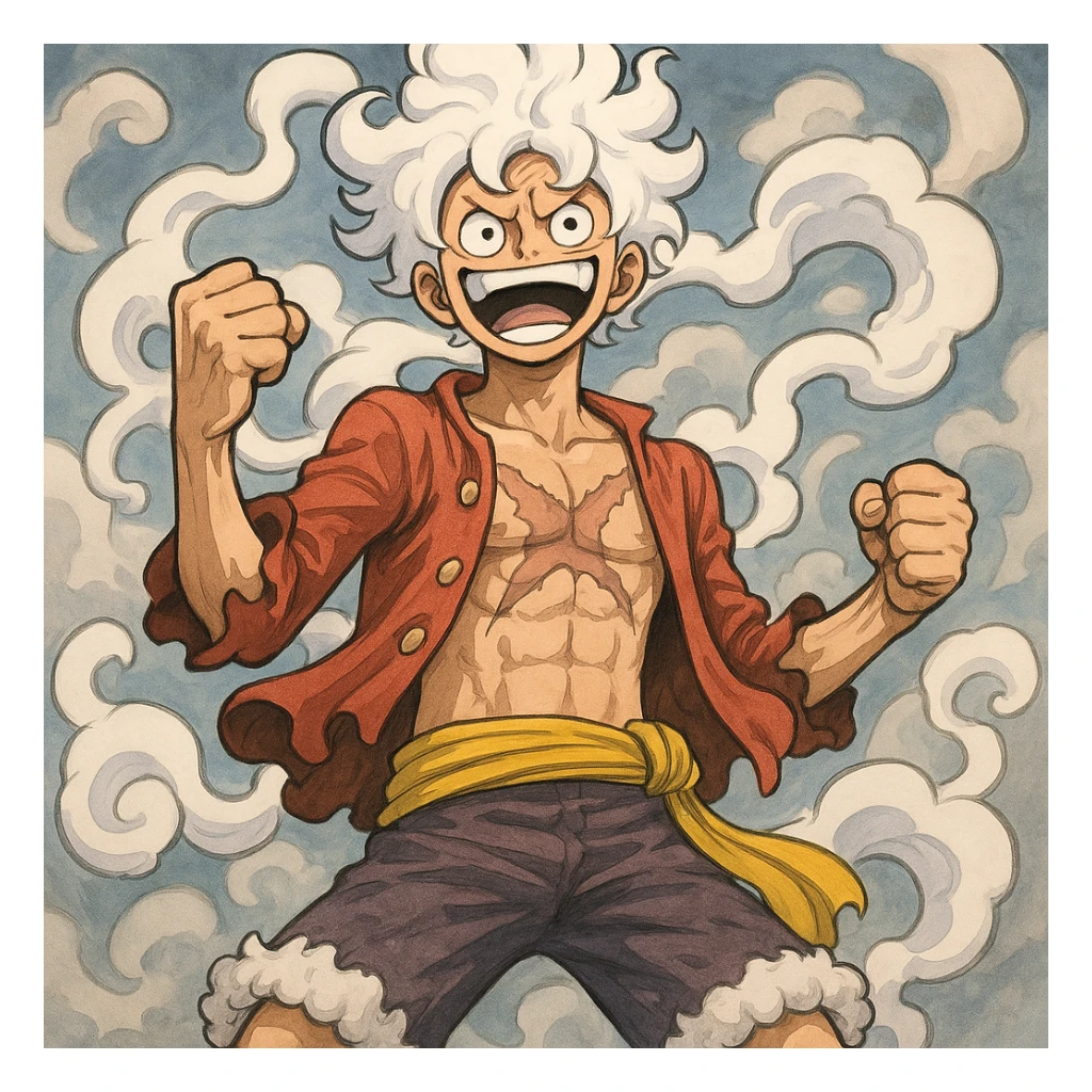 Gear 5 luffy sticker