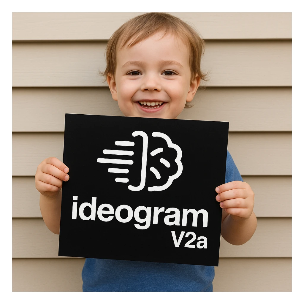 make drawing of a child holding a poster of this image sticker