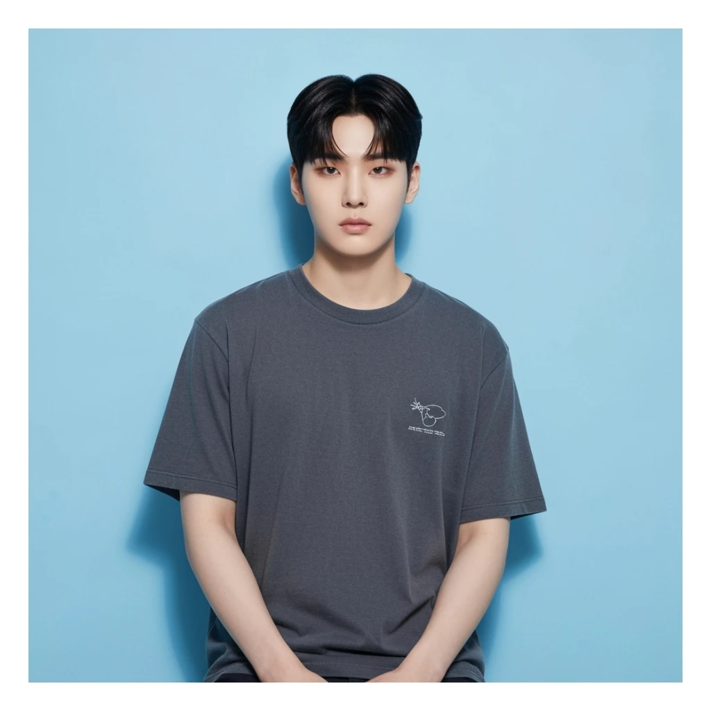 kpop profile picture, minimal, expressive, variation 3 sticker