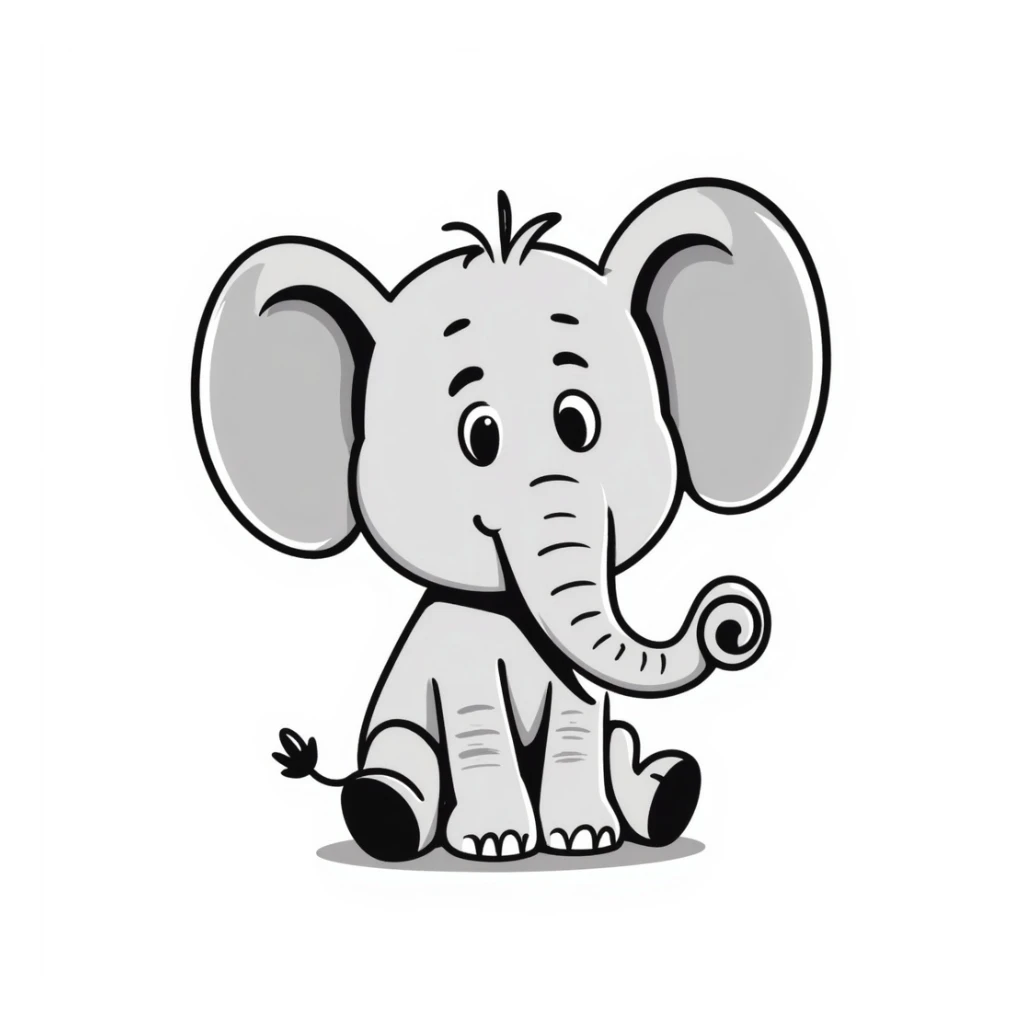 Elephant sticker