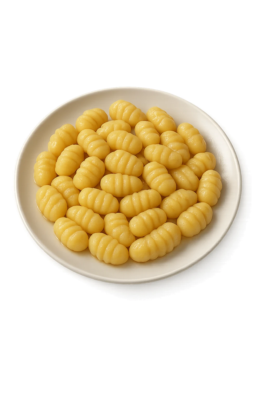 Gnocchi cucinati in un piatto sticker