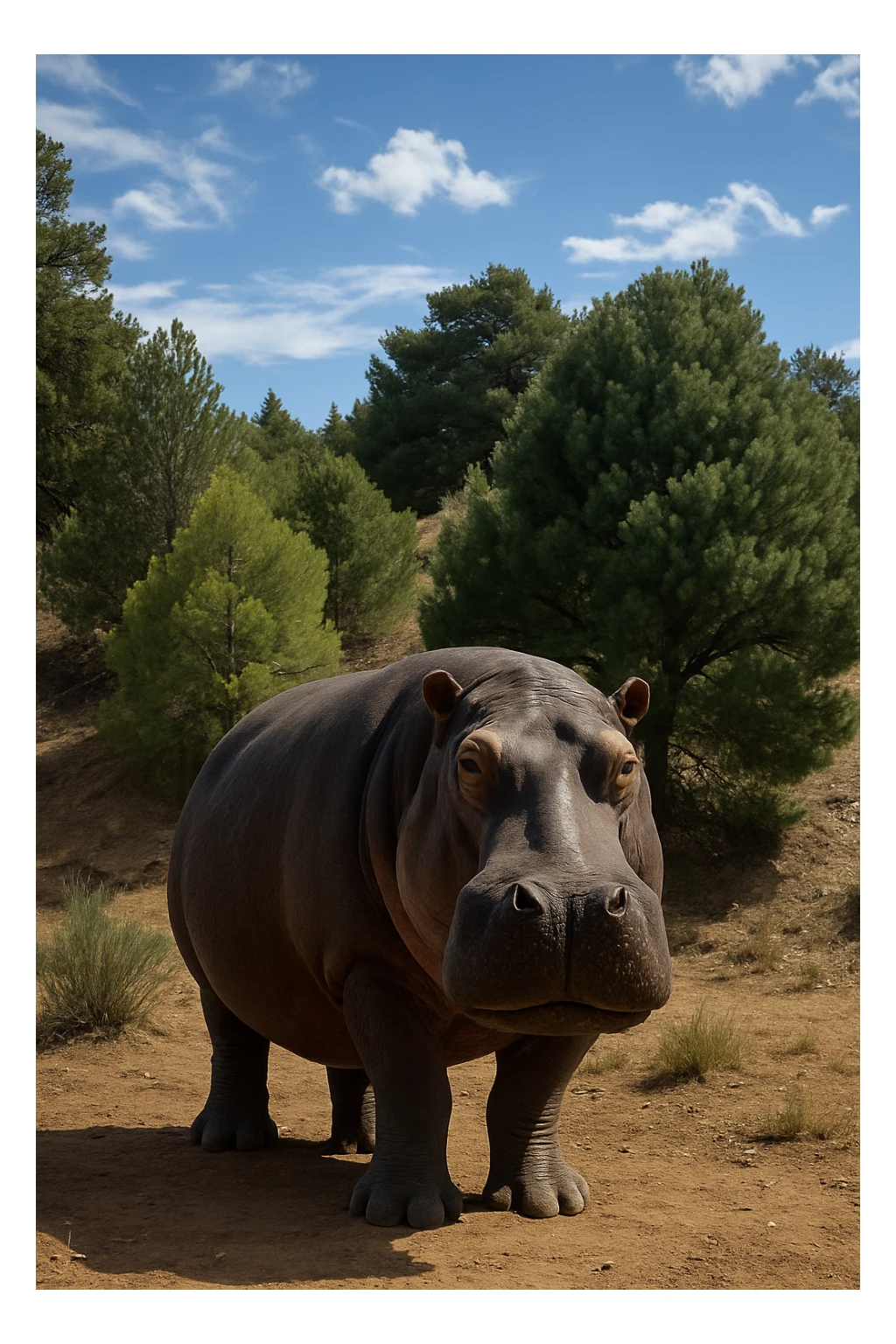 Hippopotamus sticker