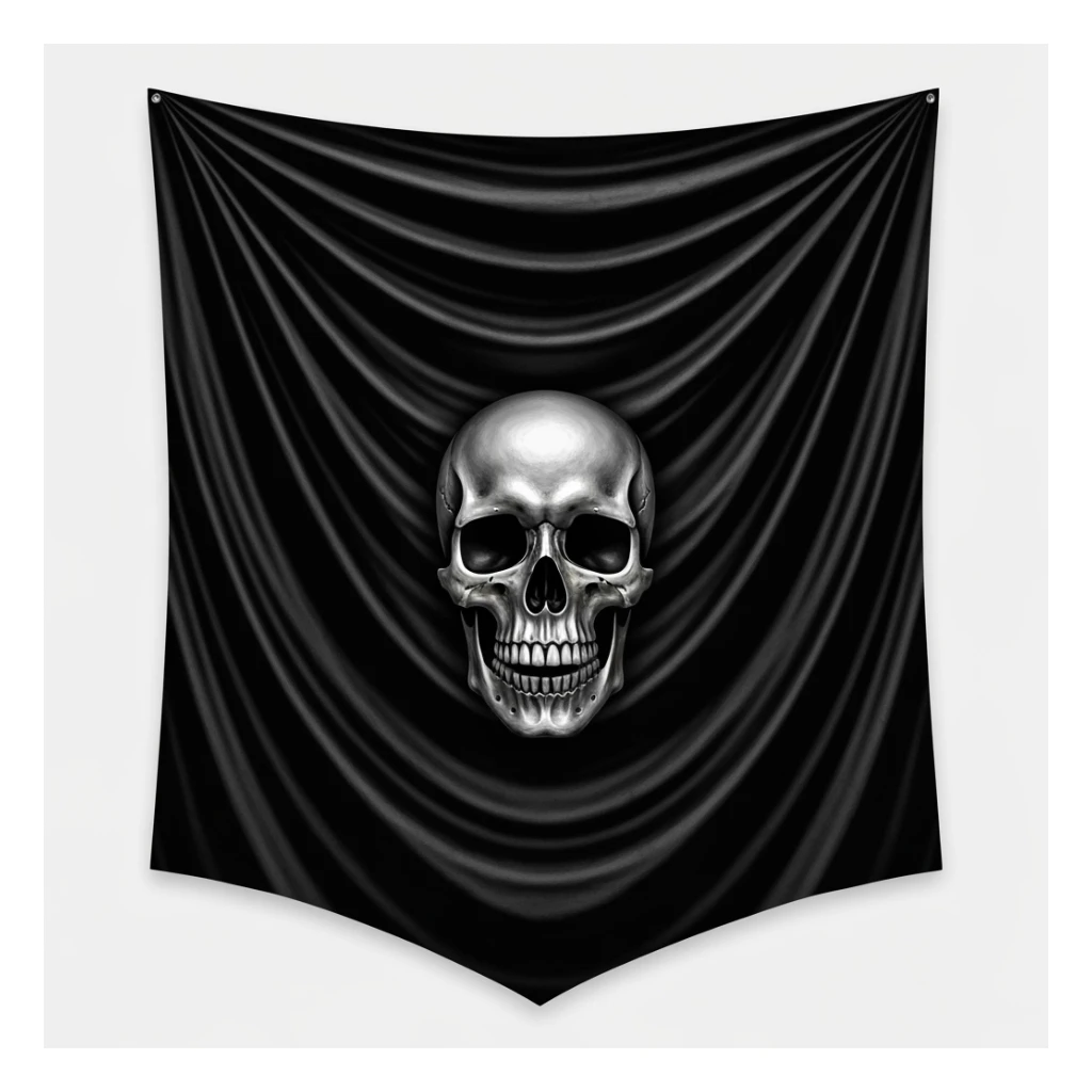 goth banner, no text, no background, minimal, expressive, variation 3 sticker