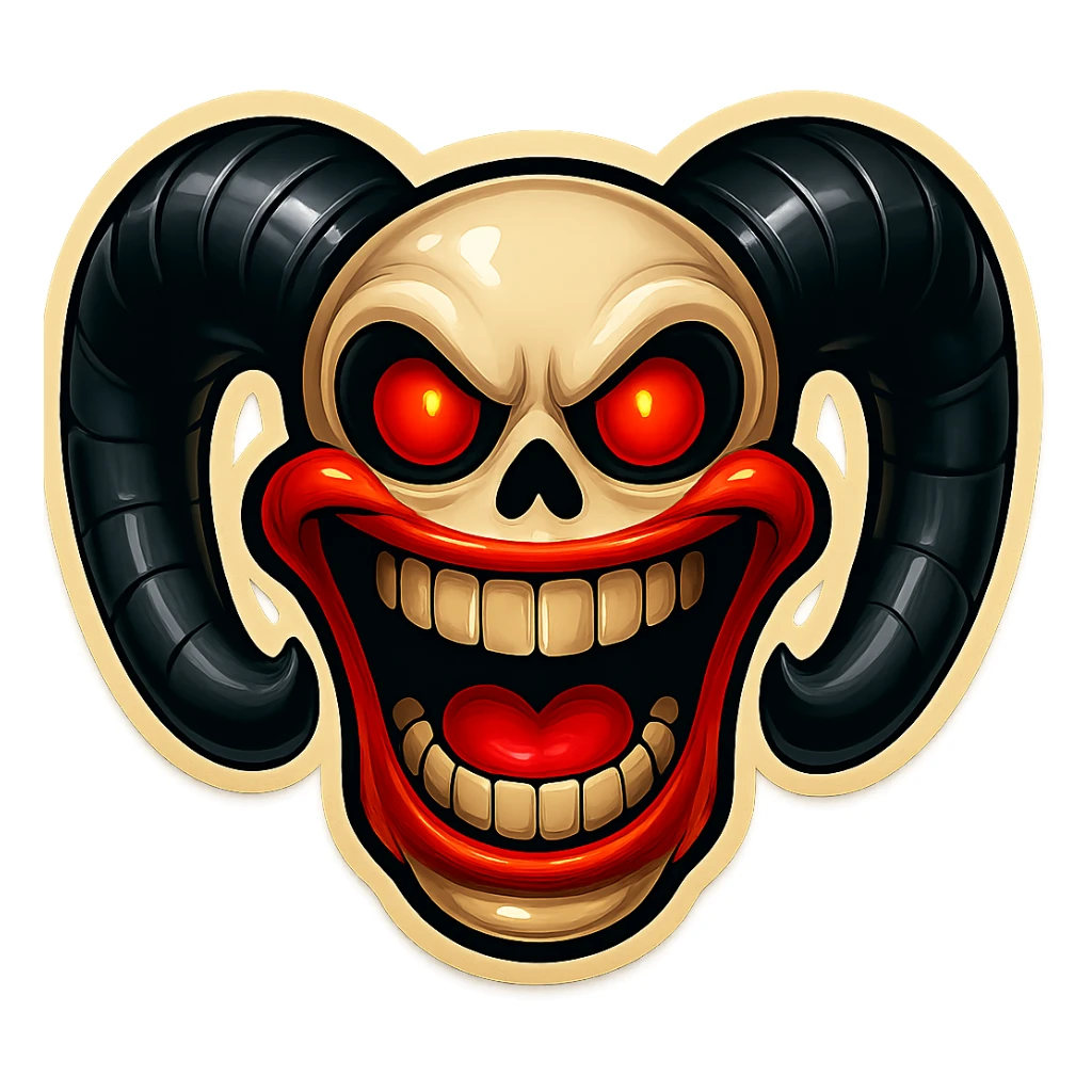 Recreate this image exactly, matching every detail, style, and composition. Subject must remain fully inside the image borders. High quality, retro sticker style. No changes from the reference. sticker