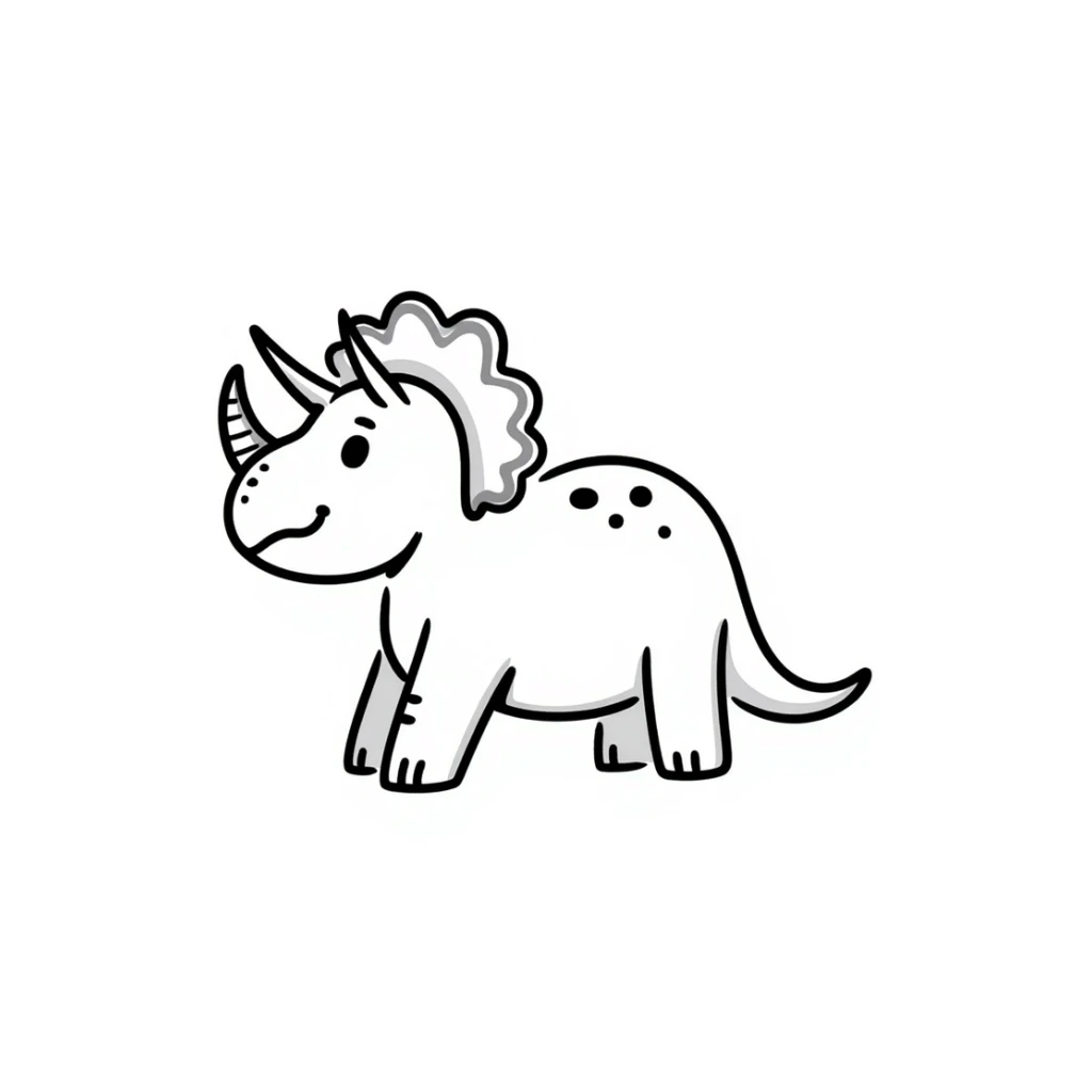 Triceratops sticker