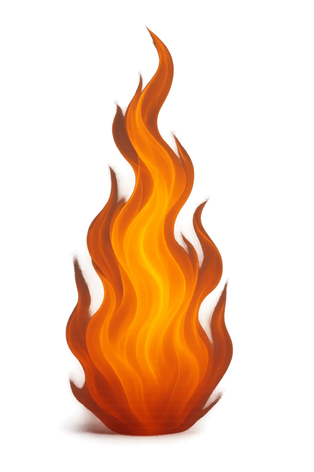 fiamma con metabolismo 3d sticker