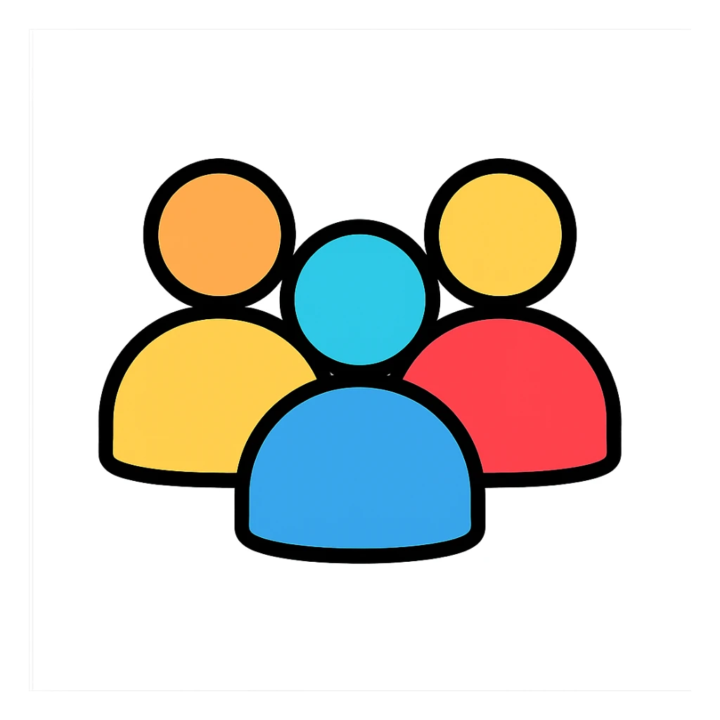 group of people sticker