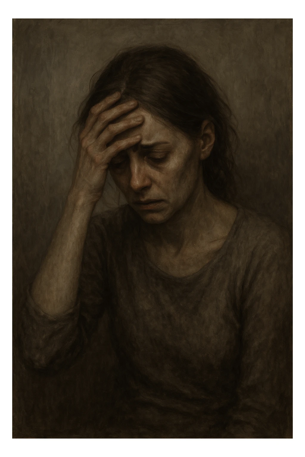 donna con peggiora qualità di vita sticker