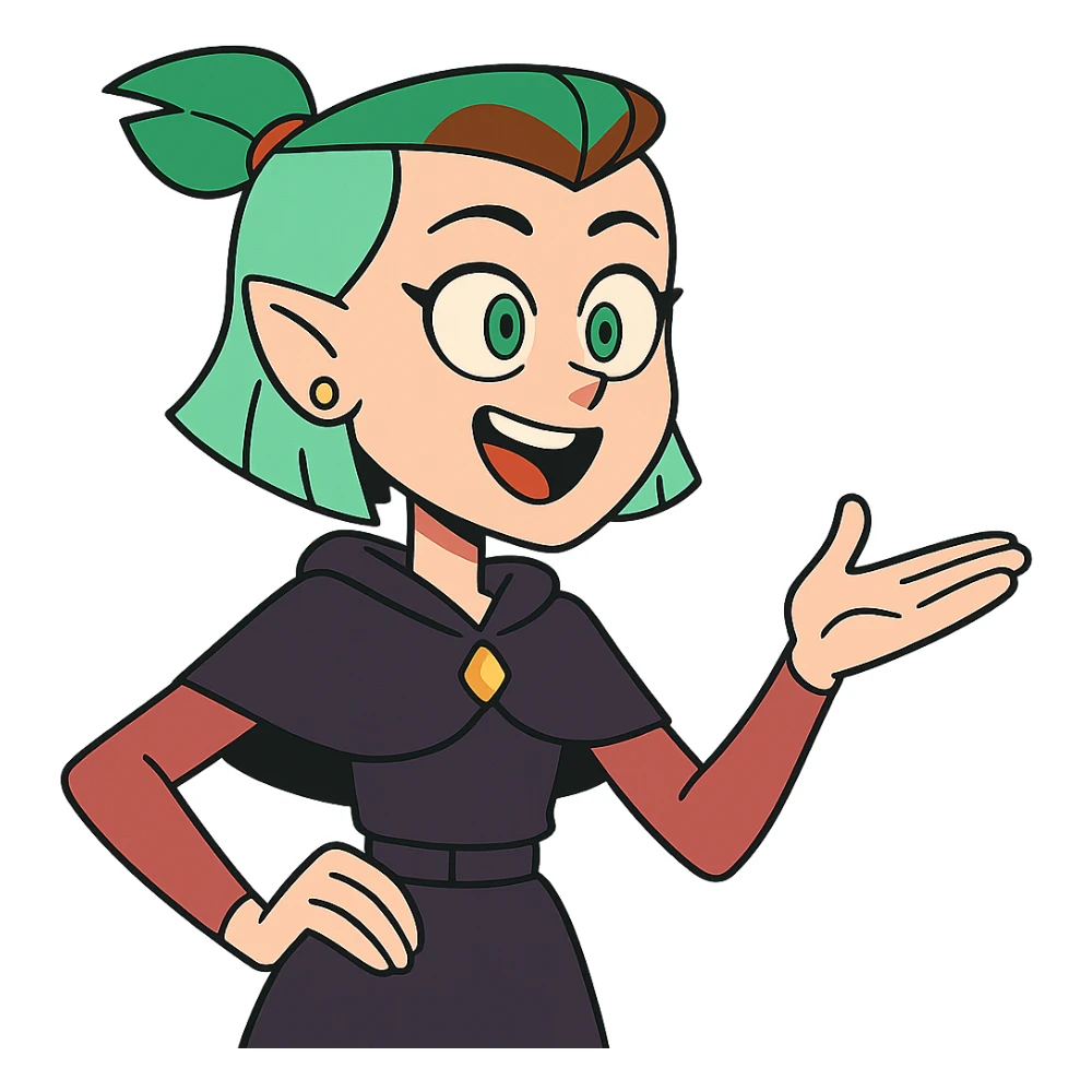 Amity Blight from The Owl House sticker