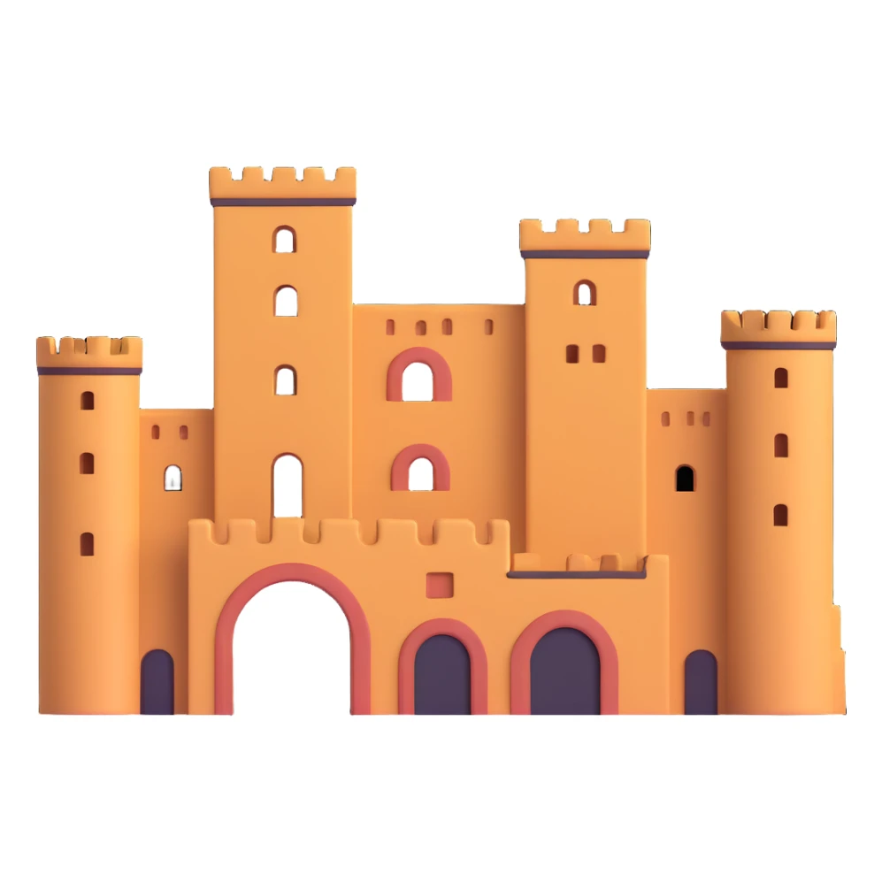 Chan Chan adobe city walls, Chimu architecture sticker