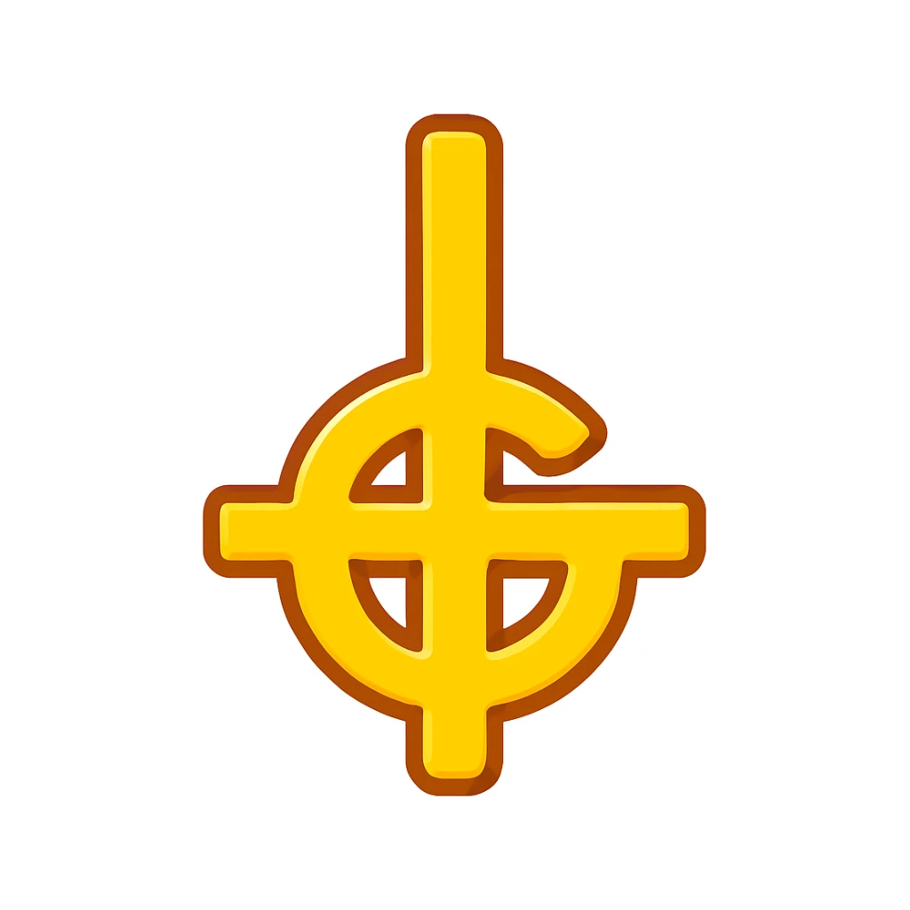 convert this image into an emoji style symbol, keep the design simple and bold sticker