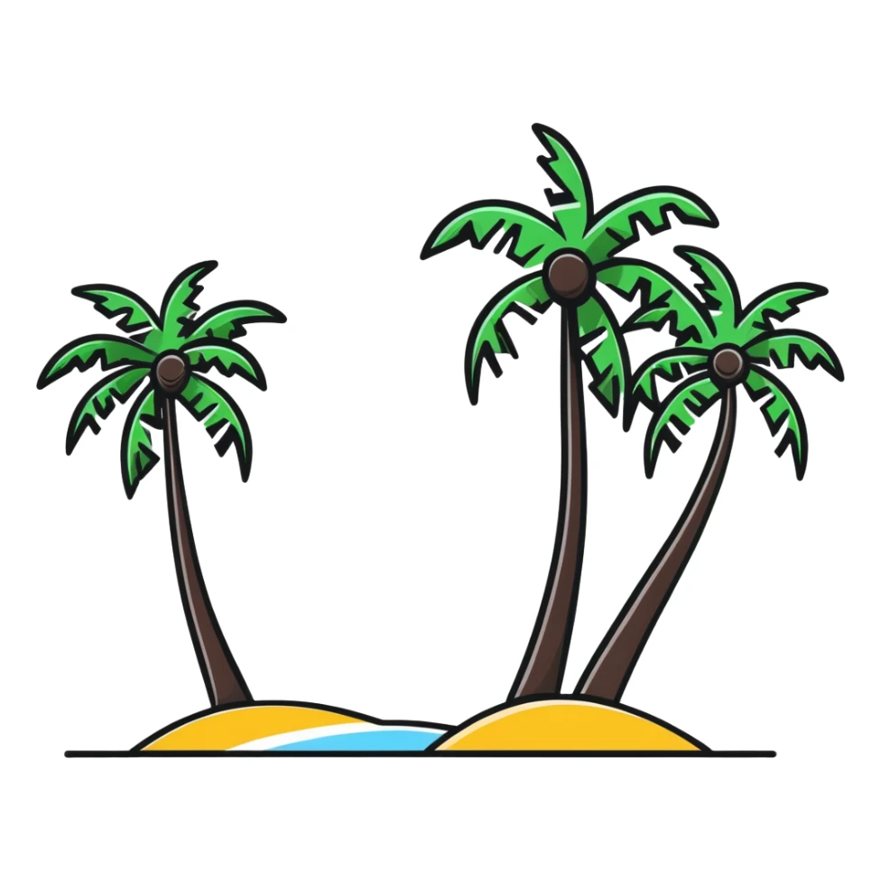ball with Sochi palm trees and Black Sea sticker