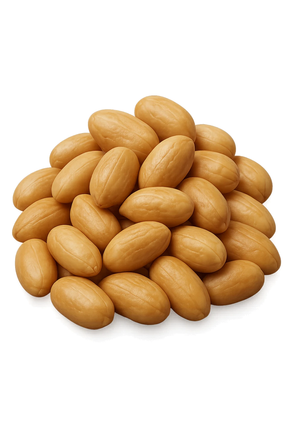 montagna di noci sbucciate, iperrealistici 4k sticker