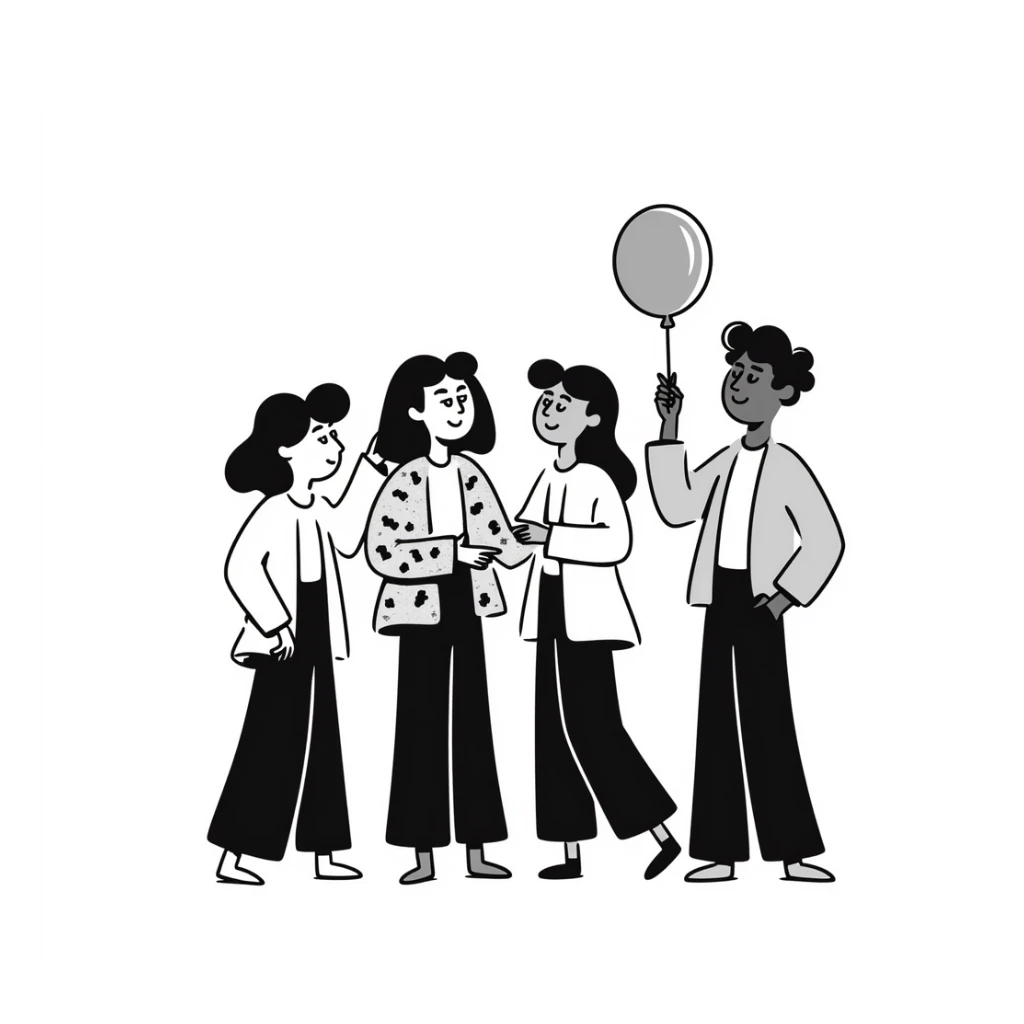 group of friends sticker