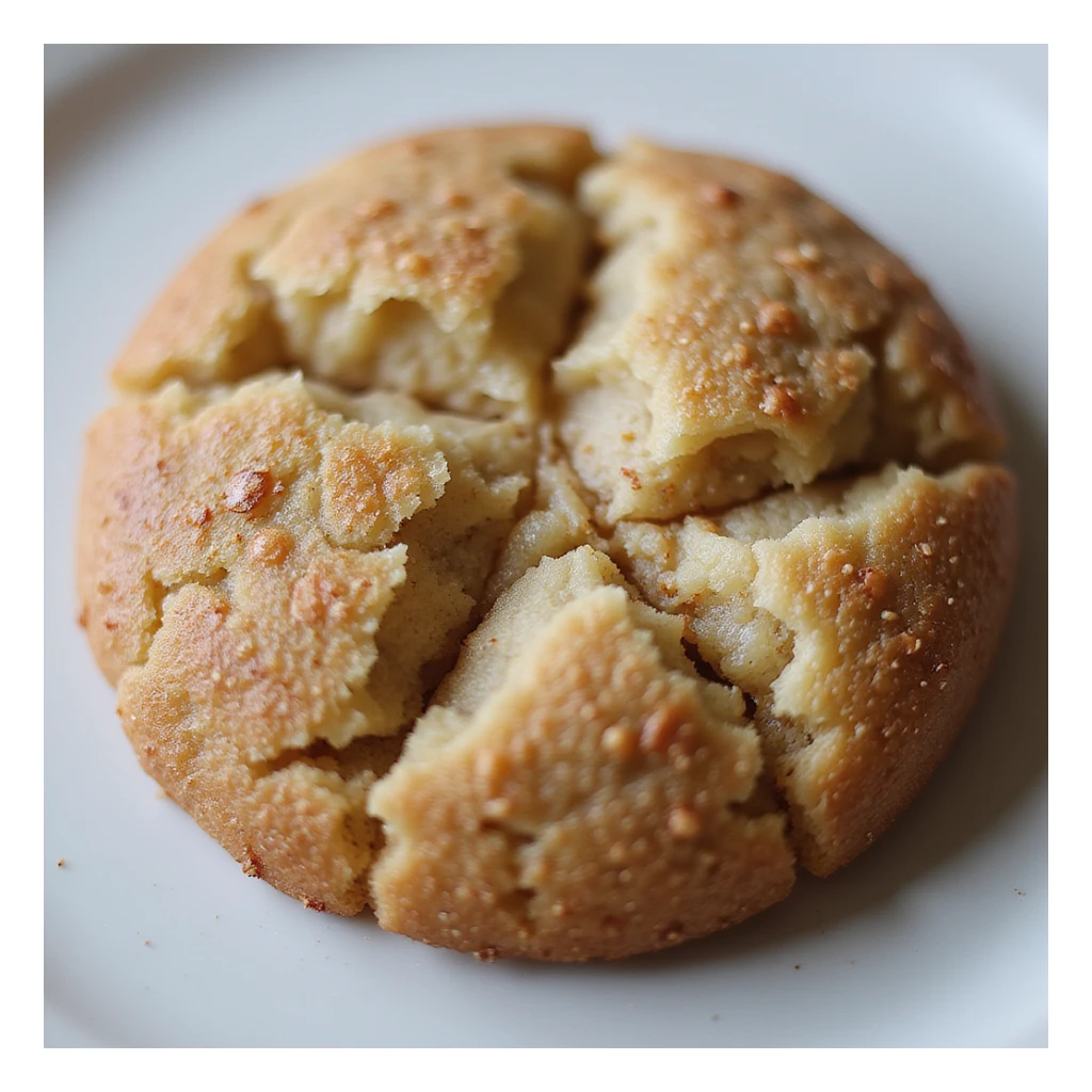 realistic snickerdoodle cookie, photorealistic style sticker