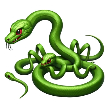 Spider snake from Slytherin  sticker