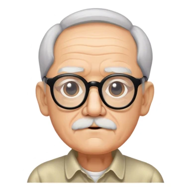 blunt grand pa with black spects sticker