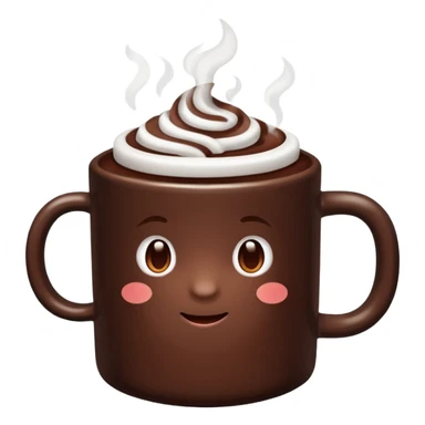 Hot chocolate sticker