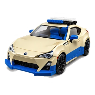  Real look Blueberry shortcake Lego Scion FR-S  sticker