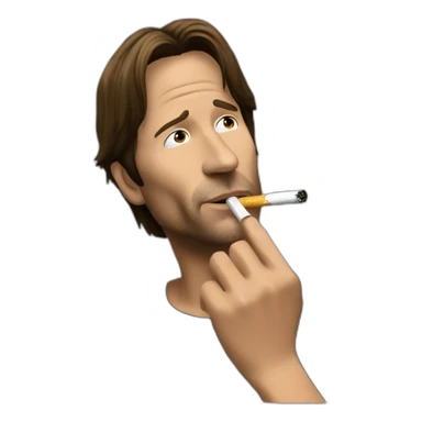 hank moody smokes cigarette sticker