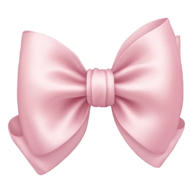 Pale Pink bow sticker