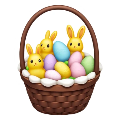  peeps marshmallow easter candy basket kawaii chocolate bunny jelly bean eggs sticker