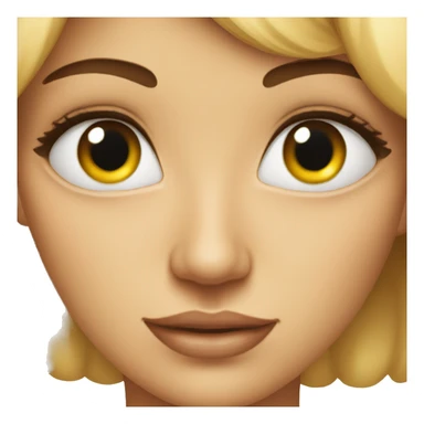 The single and big beautiful eye of a woman sticker