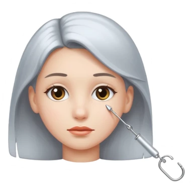 girls safety pin sticker