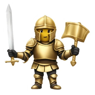 Golden Knight victory celebration happy sticker