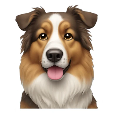 Chien berger des shetland sticker