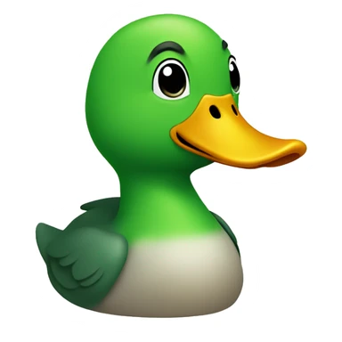 green duck sticker