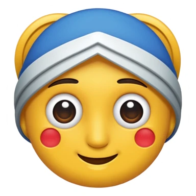 Mavi ateşli mavi kalp sticker