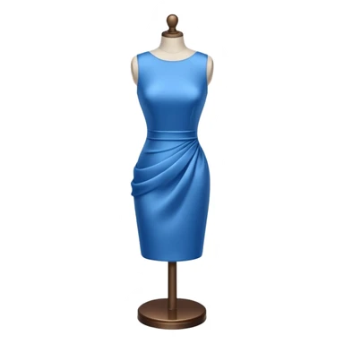 dress mannequin with tinyblue dress sticker
