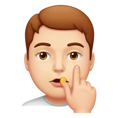 cheek pinching sticker