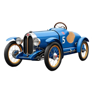  1931 Bugatti powerful racing cyclekart with advanced rugged independent suspension, power steering and disc brakes  sticker