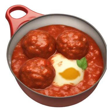 Meatball sauce red sticker