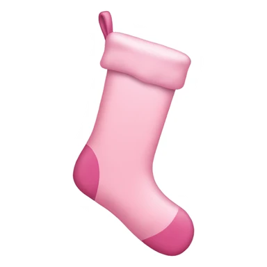 light pink stocking sticker