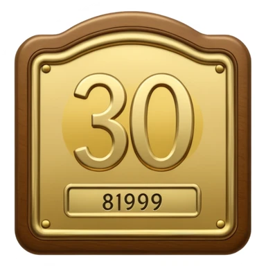 hotel room number 三百九 sticker