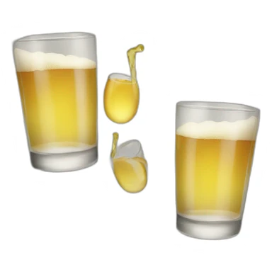 Clinking Glasses sticker