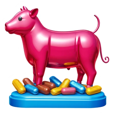  paris art city SPAM meat jeff koons style sculpture arty landscape  sticker