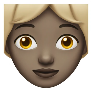 girl with patches under her eyes sticker