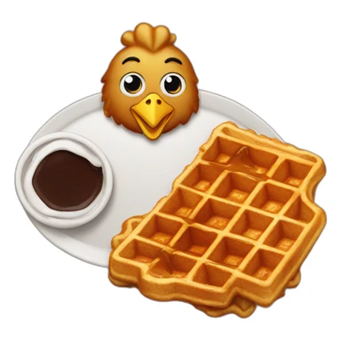 Chicken and Waffles sticker