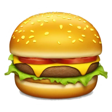 A sun that is a burger sticker