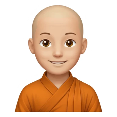 Buddha monks sticker