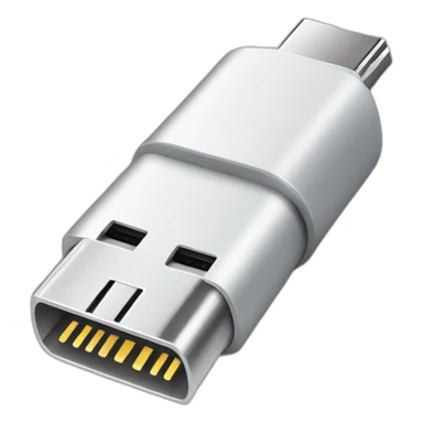 usb type c male connector sticker